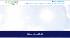 Desktop Screenshot of lessarddental.com